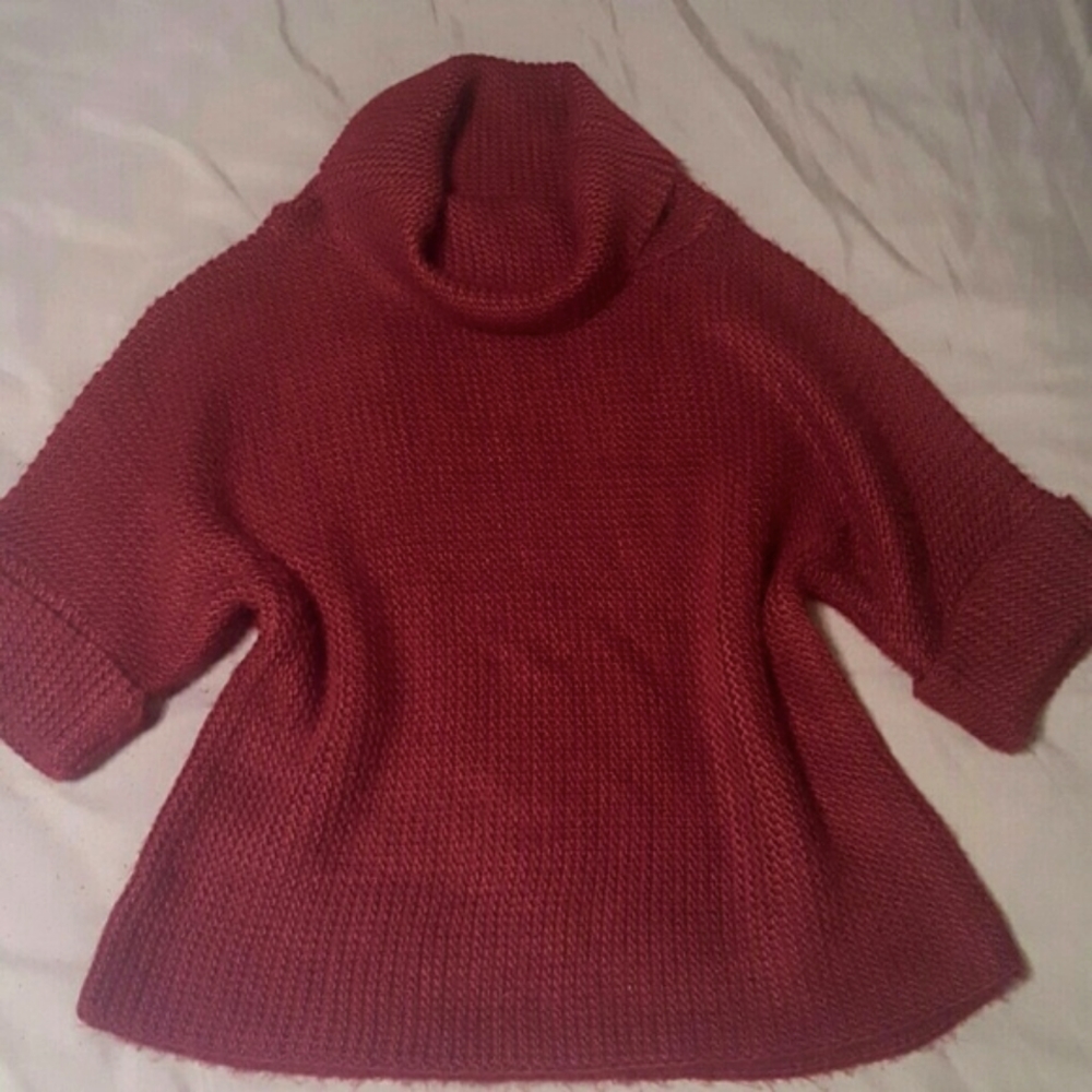 Dress Barn Wine Cowlneck Sweater